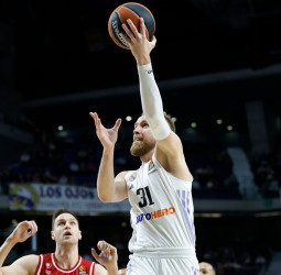 El Madrid suma su vigésima victoria en la Euroliga, 91-87