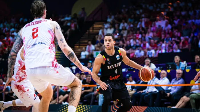 Bélgica se despide con triunfo agónico ante Polonia, 70-69