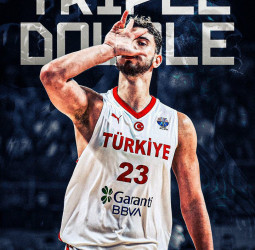 Sengun, el más joven en firmar un triple-doble en la historia del EuroBasket