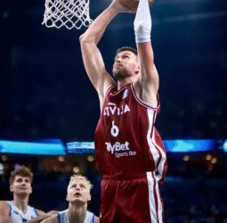 Porzingis salva a Letonia en un desenlace dramático, 72-70