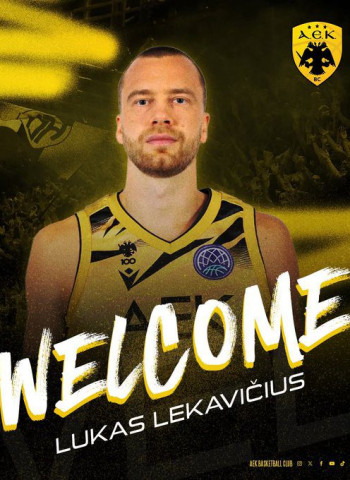 Lukas Lekavičius, nuevo jugador del AEK BC Atenas