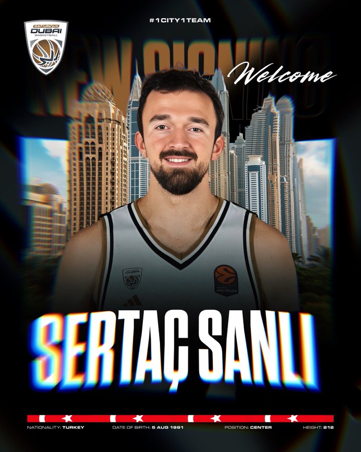 Sertac Sanli refuerza el proyecto de Dubai para su estreno en la EuroLeague