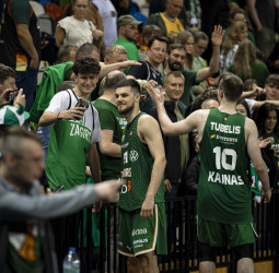 Zalgiris Kaunas: creación exterior y centímetros en la pintura