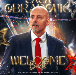 Sasa Obradovic regresa al banquillo del Crvena Zvezda