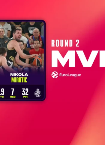 Nikola Mirotic, MVP de la segunda jornada de la EuroLeague