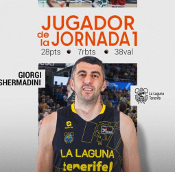 Gio Shermadini, Jugador de la Jornada 1 de la Liga Endesa 2025-26