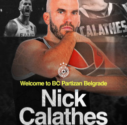 Nick Calathes vuelve a ponerse a las órdenes de Zeljko Obradovic en el Partizan