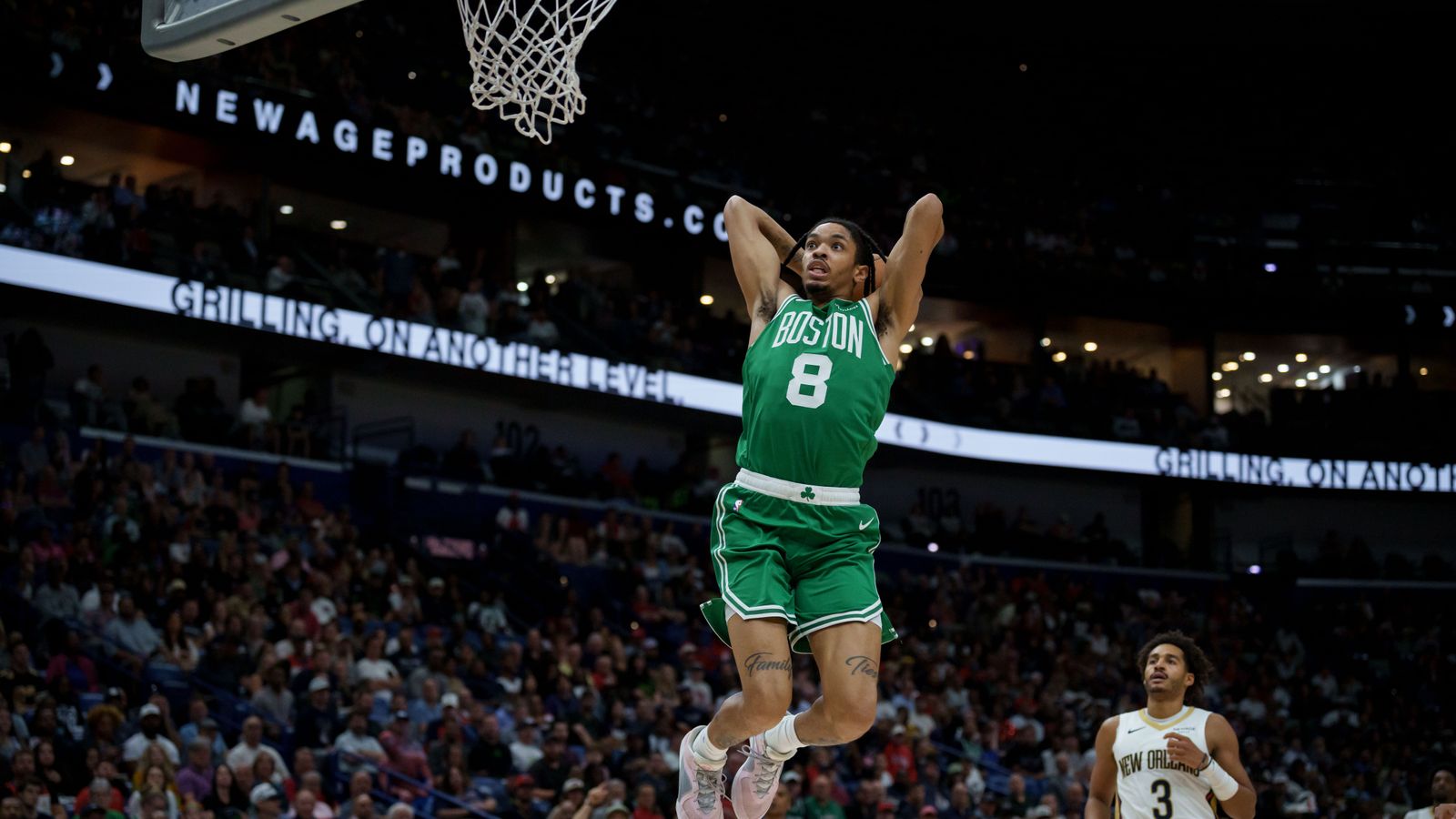 Simons lidera el primer triunfo de los Celtics ante unos Pelicans sin Zion, 122-90