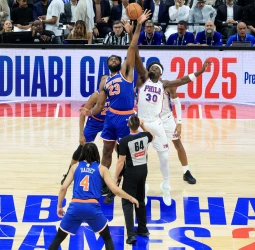Los Knicks imponen su ley en Abu Dhabi ante unos Sixers sin Embiid