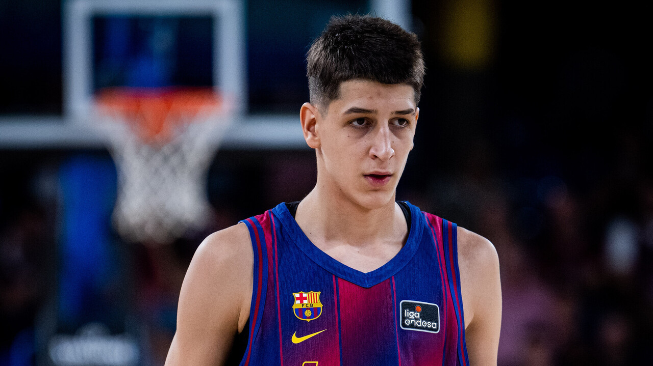 Nikola Kusturica inscribe su nombre en la historia del Barça: el debutante más joven en Liga Endesa