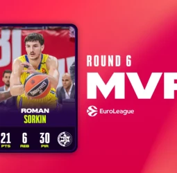 MVP de la Jornada 6 EuroLeague: Roman Sorkin (Maccabi Rapyd Tel Aviv)