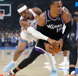 Shai Gilgeous-Alexander lidera la remontada de los Thunder ante los Kings (107-101) y mantiene el 5-0
