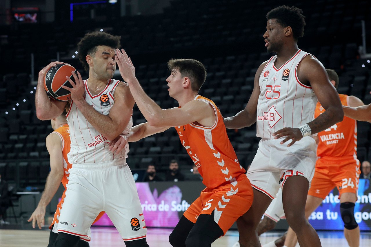 Micic dirige la sinfonía del Hapoel Tel Aviv en una noche amarga para Valencia (93-100)