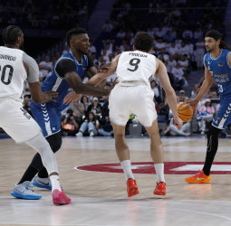 Hezonja rescata al Madrid en una matinal de sufrimiento ante el San Pablo Burgos, 90-80