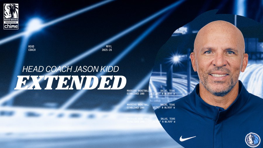 Jason Kidd amplía su vínculo con los Dallas Mavericks