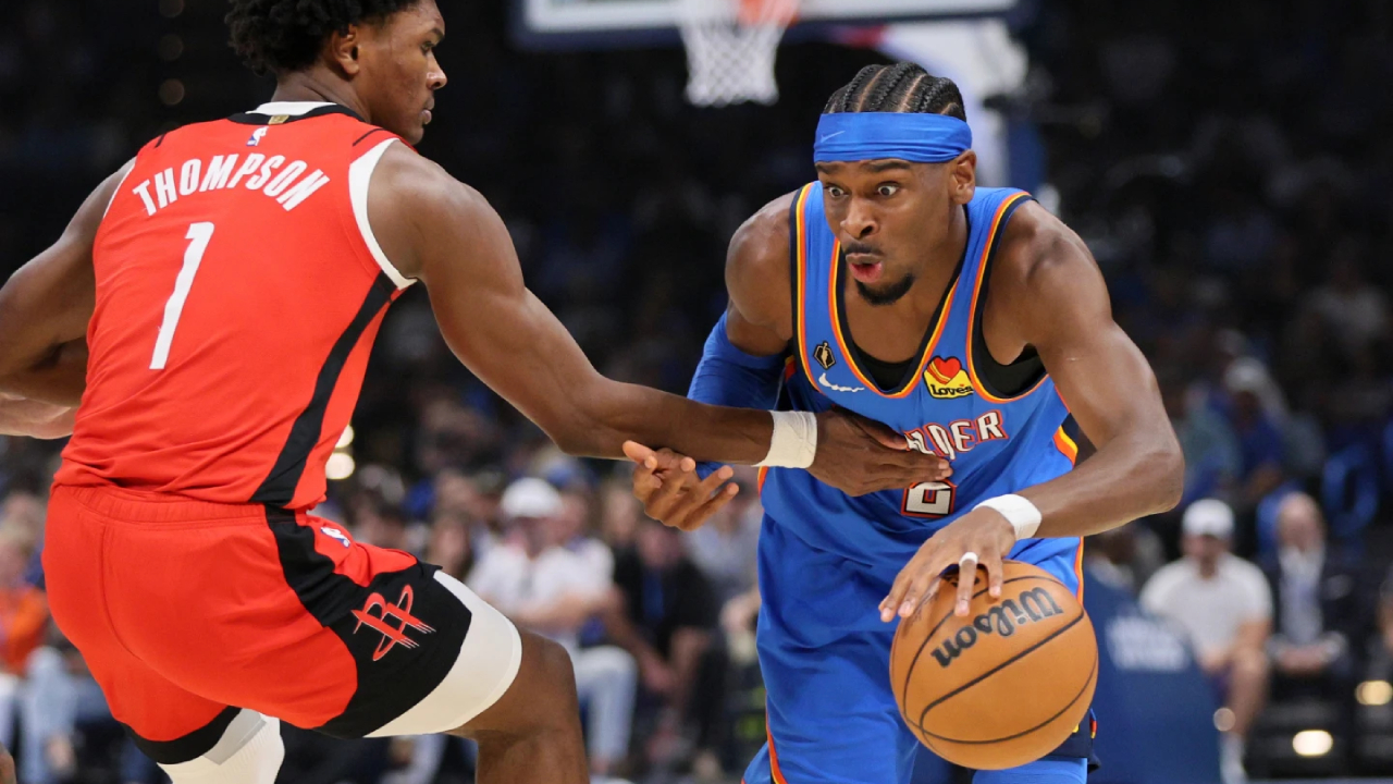 Una noche perfecta en Oklahoma: anillos, ovaciones y una victoria de infarto ante Durant y los Rockets (125-124)
