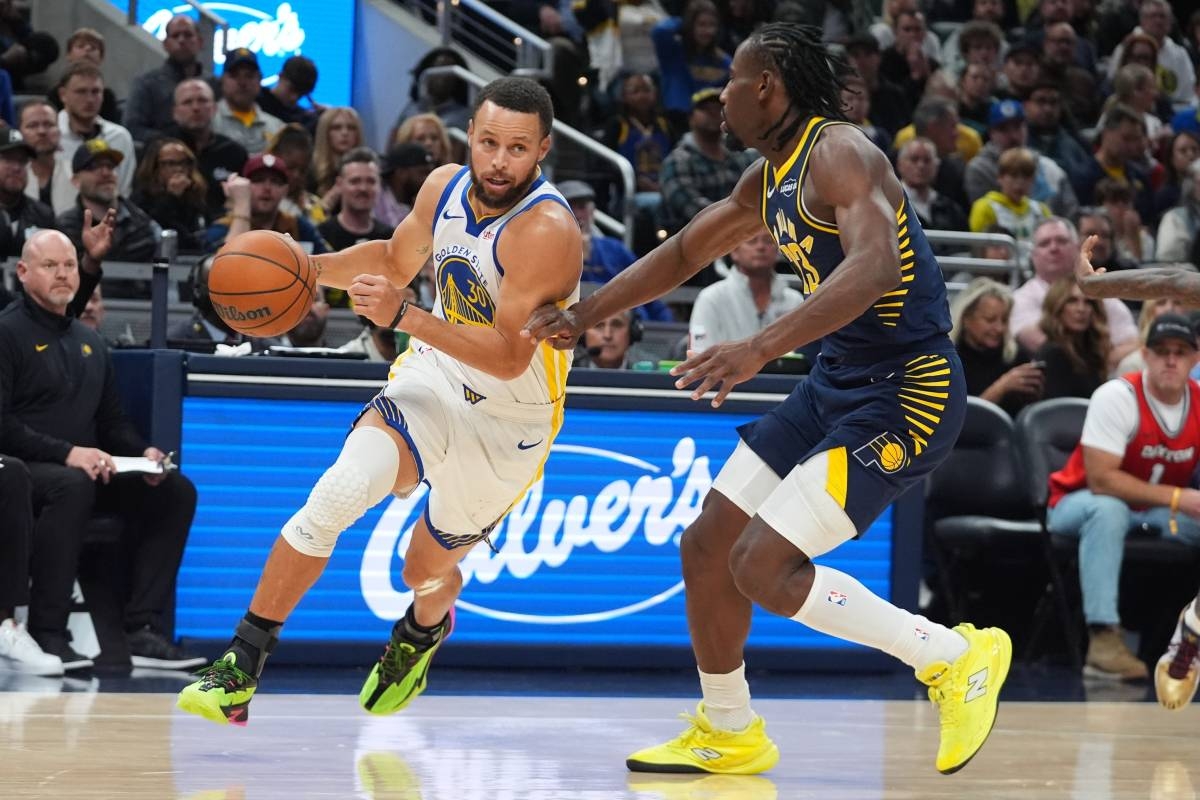 Indiana rompe su maleficio: victoria de coraje ante los Warriors (114-109)