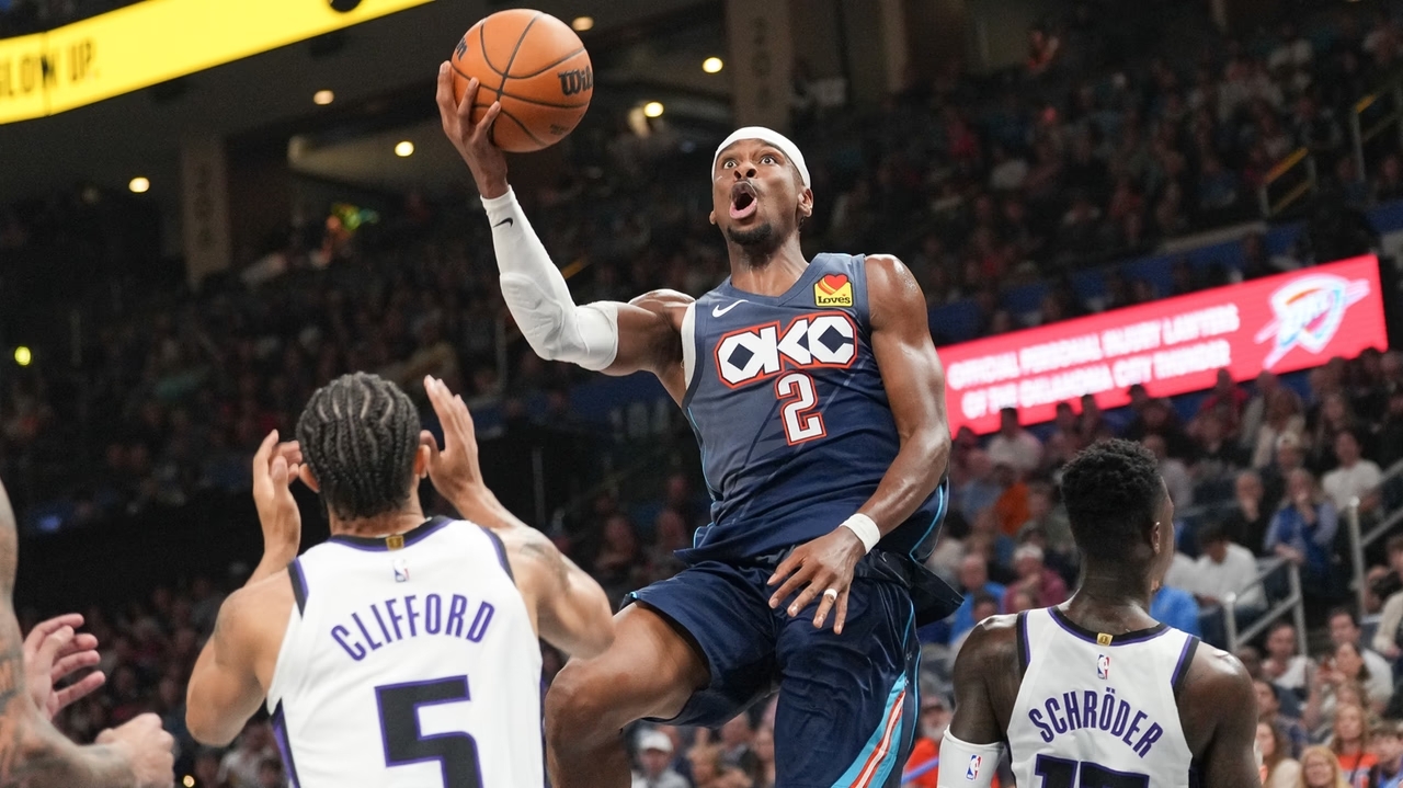 Shai guía otro golpe de autoridad y unos Thunder imparables firman el 15-1 ante Sacramento, 99-113