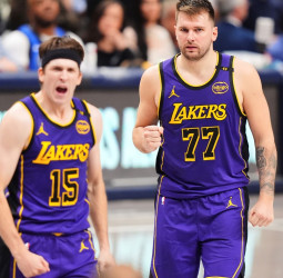 Luka Dončić y Austin Reaves: la "dupla blanca" que está reescribiendo el ataque de los Lakers