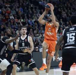 Un notable Valencia Basket vence al Partizan y confirma que sigue intratable en el Roig Arena (86-73)