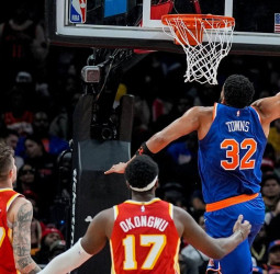 NBA | Karl-Anthony Towns y Jalen Brunson sostienen a New York Knicks ante Atlanta Hawks, 128-125