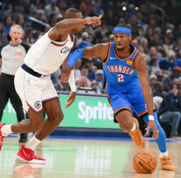 Shai manda y el Thunder no perdona: Oklahoma City se recompone con autoridad ante los Clippers, 101-122