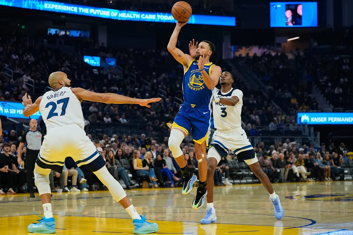 Curry regresa a lo grande, pero Minnesota impone su pulso en San Francisco, 127-120