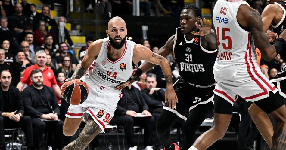 EuroLeague | Olympiacos sobrevive al intento final de Virtus y se lleva un triunfo agónico en Bolonia, 94-97