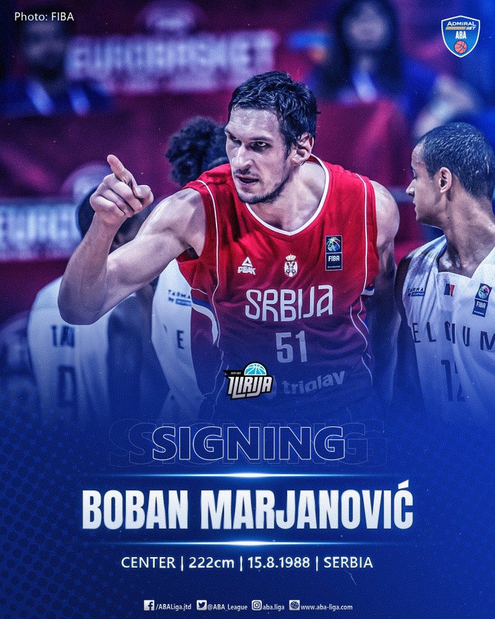 Boban Marjanovic continuará su carrera en la ABA League