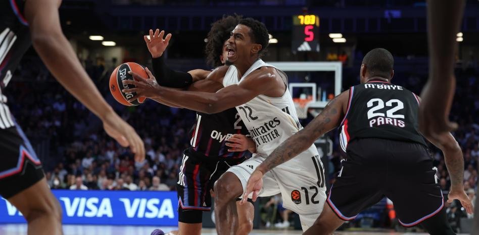 Maledon guía la reacción del Real Madrid en una noche histórica ante Paris Basketball, 95-90