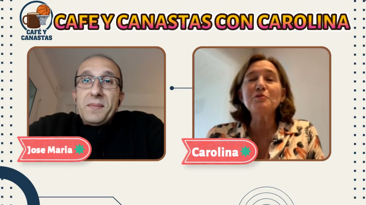 Entrevista a Carolina Mújica en la sexta charla de José María en su Café y Canastas