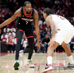NBA | Kevin Durant impulsa a Houston Rockets con autoridad ante Cleveland Cavaliers (117-100)