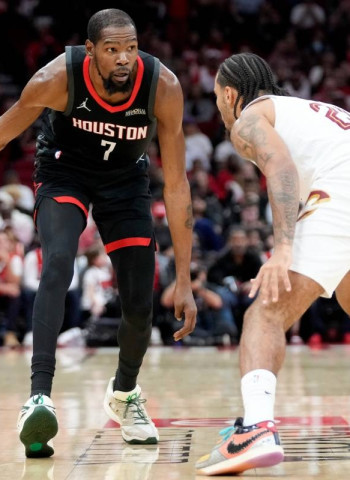 NBA | Kevin Durant impulsa a Houston Rockets con autoridad ante Cleveland Cavaliers (117-100)
