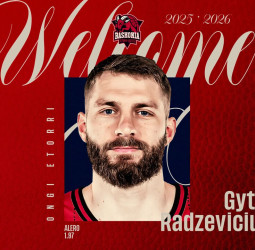 Gytis Radzevičius, nuevo jugador de Baskonia hasta final de temporada