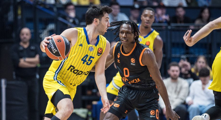 Maccabi se hace fuerte en casa y frena la reacción final de Valencia Basket, 85-82