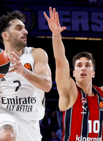 El Real Madrid resiste el empuje de Baskonia, 94-87