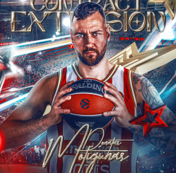 Donatas Motiejunas renueva su vínculo con Crvena Zvezda hasta junio