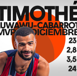 Thimothé Luwawu-Cabarrot, MVP de diciembre