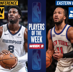 Brunson y Jaren Jackson Jr., Jugadores de la Semana en la NBA