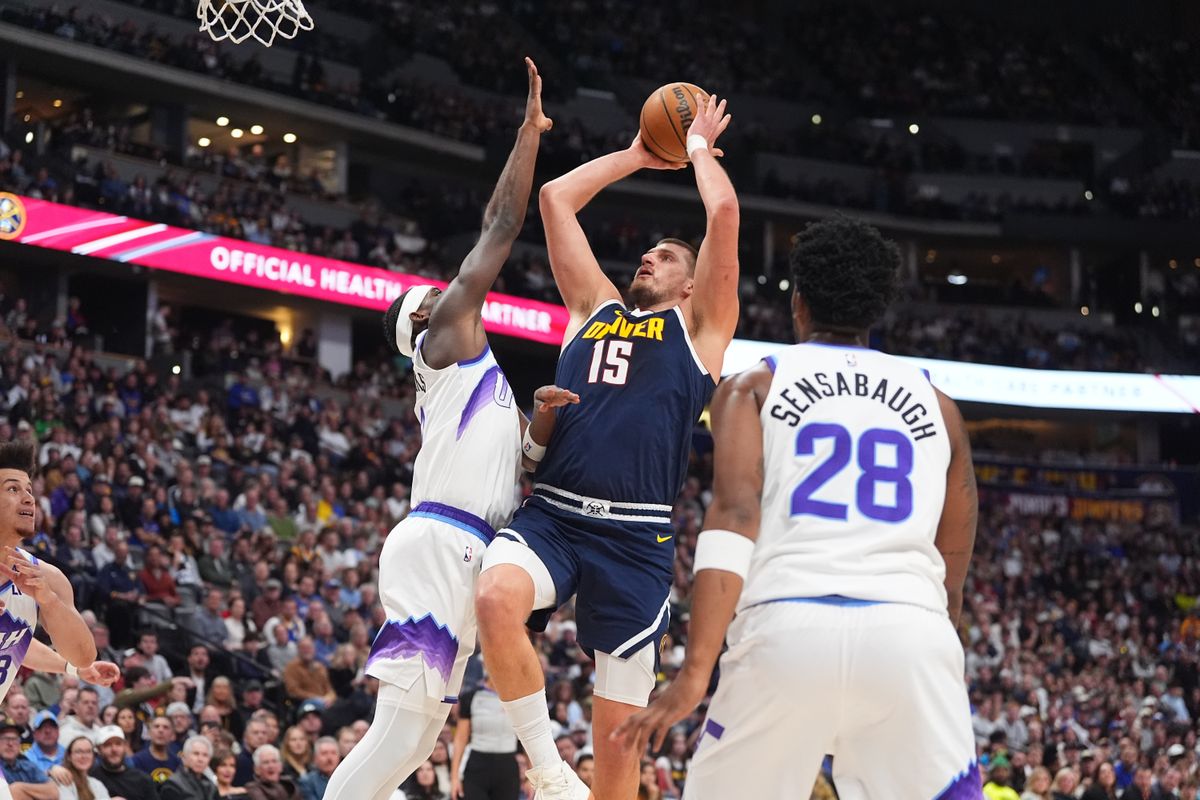 Un vendaval desde el salto inicial: Denver sentencia a Utah antes de que el partido empiece, 112-135