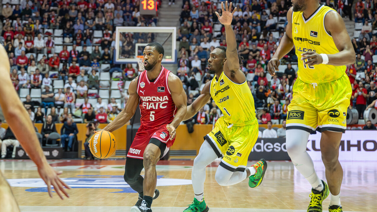 El Girona sentencia el derbi en Fontajau ante el Lleida (103-86)