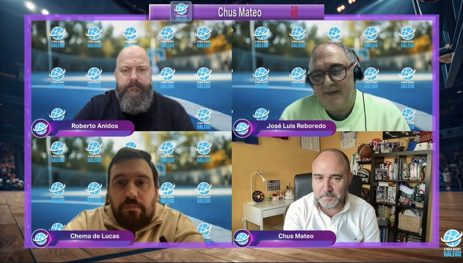 "O Noso Basket" con mayúsculas: élite, base y mirada gallega en un programa que piensa en el juego