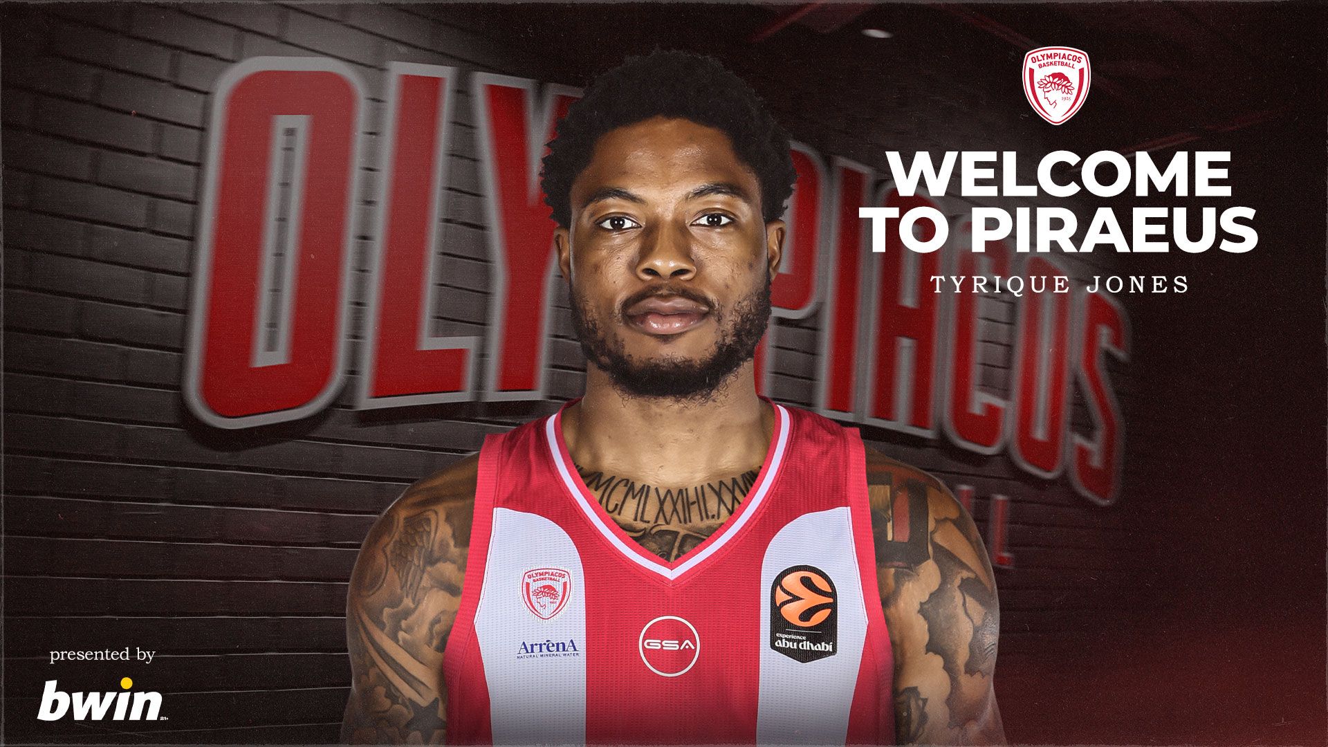 Olympiacos refuerza la pintura con Tyrique Jones tras su impacto en Partizan