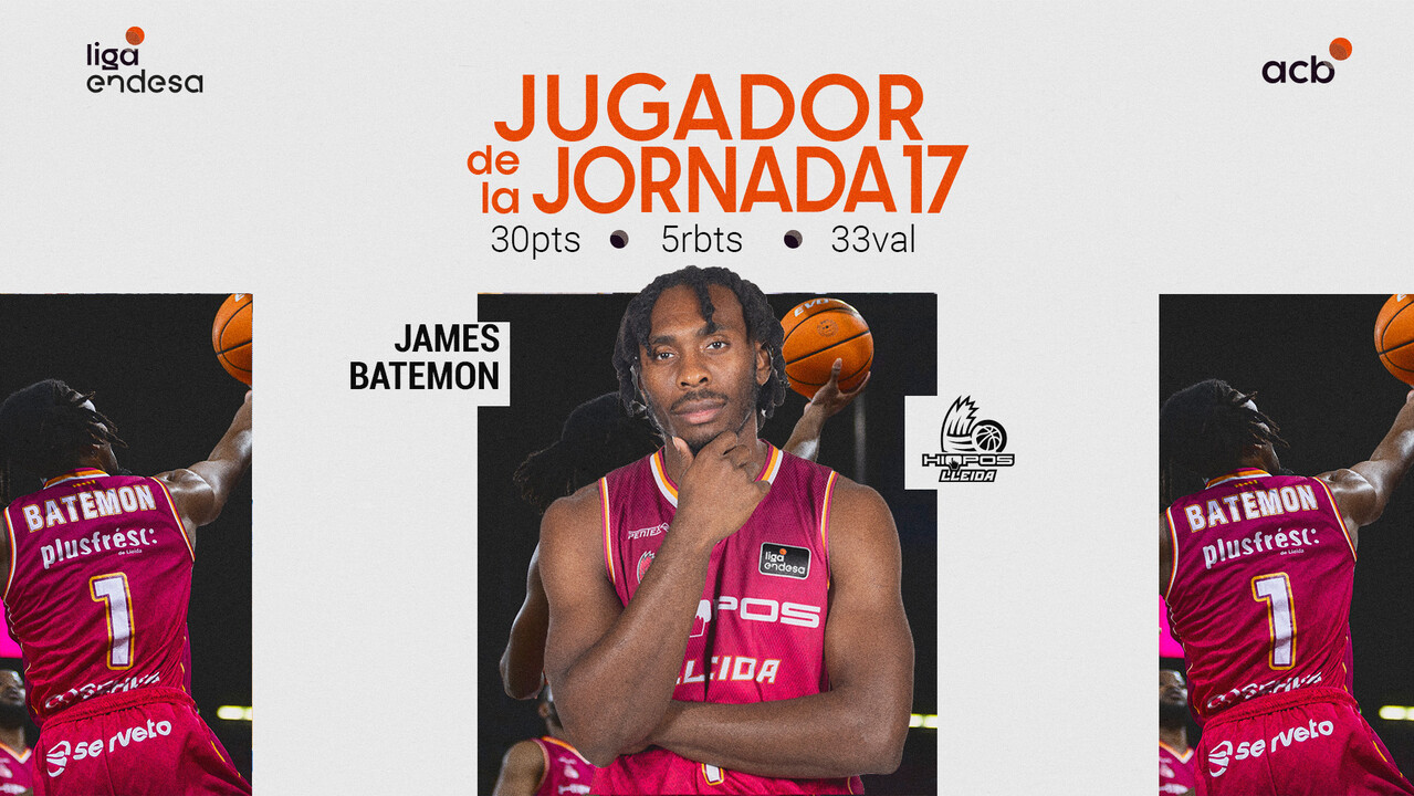 James Batemon, Jugador de la Jornada 17 de la Liga Endesa 2025-26