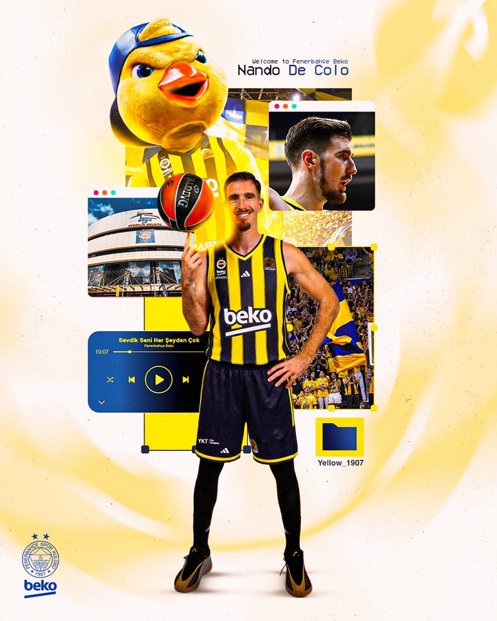 Nando De Colo regresa a Fenerbahce para aportar liderazgo y talento en la recta decisiva de la temporada