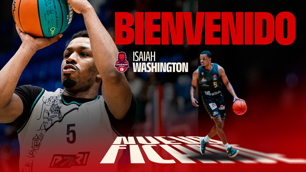Isaiah Washington refuerza la dirección de Casademont Zaragoza