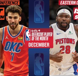 Chet Holmgren e Isaiah Stewart, Defensive Players of the Month de la NBA en diciembre