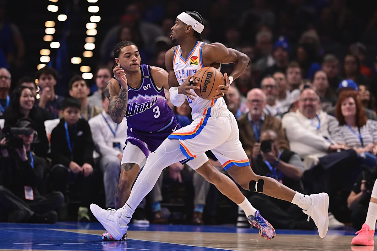 NBA: Shai Gilgeous-Alexander rescata al Thunder con 46 puntos y prórroga ante Utah, 125-129
