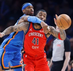 NBA | Shai Gilgeous-Alexander lidera a Oklahoma City para frenar a Pelicans y cortar la racha negativa, 95-104