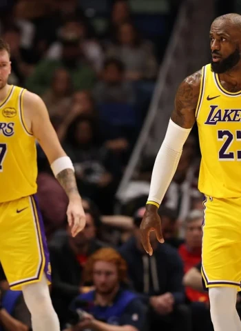 NBA: LeBron James y Luka Dončić sostienen a los Lakers en New Orleans ante unos Pelicans en caída